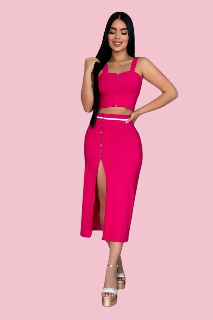 Conjunto Falda Y Blusa 2132