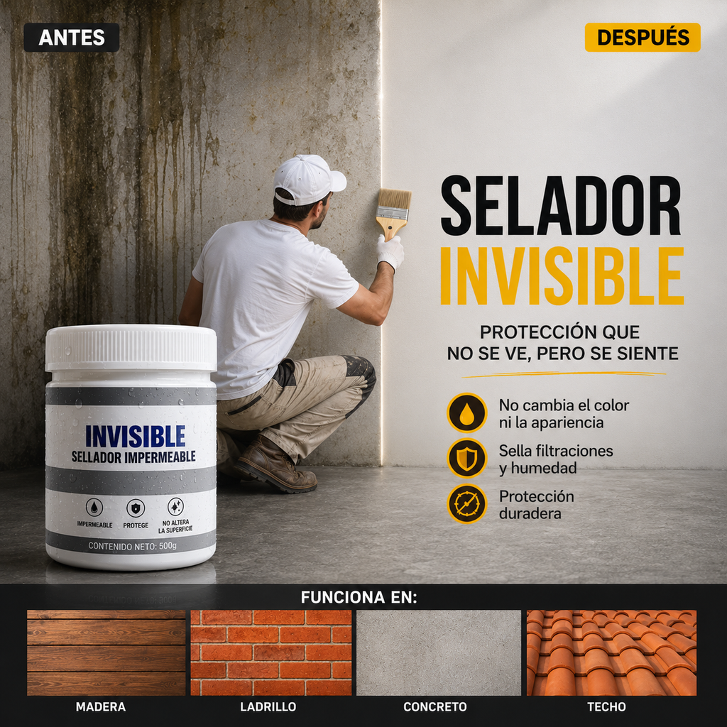 🔥 Invisible Seal Pro — Protección impermeable instantánea y transparente