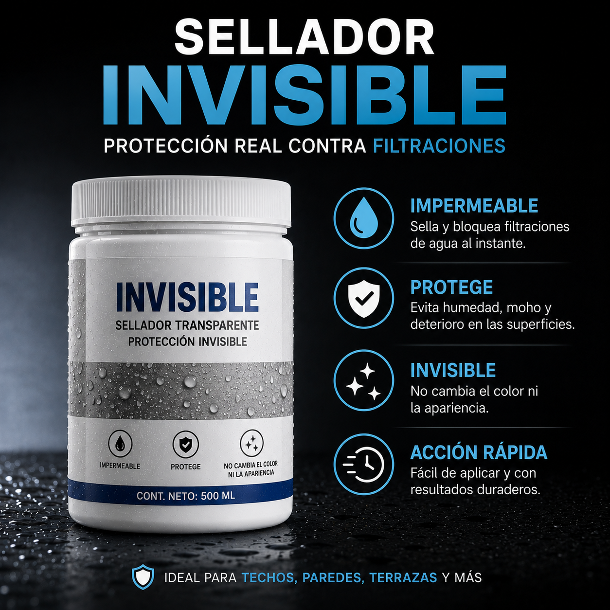 🔥 Invisible Seal Pro — Protección impermeable instantánea y transparente