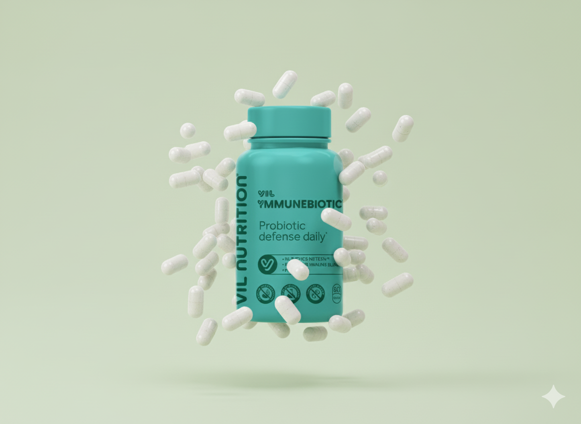 VIL YMMUNE BIOTIC™ – El sistema orgánico de 5 fases que transforma tu intestino en una fortaleza inmune que te protege 24/7 sin enfermarte