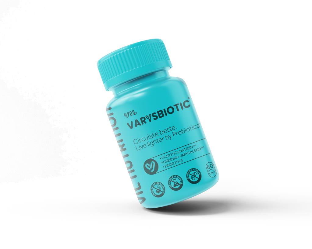 VIL VARYS BIOTIC™ – El probiótico que libera tus piernas de la pesadez y hace desaparecer las várices desde tu intestino